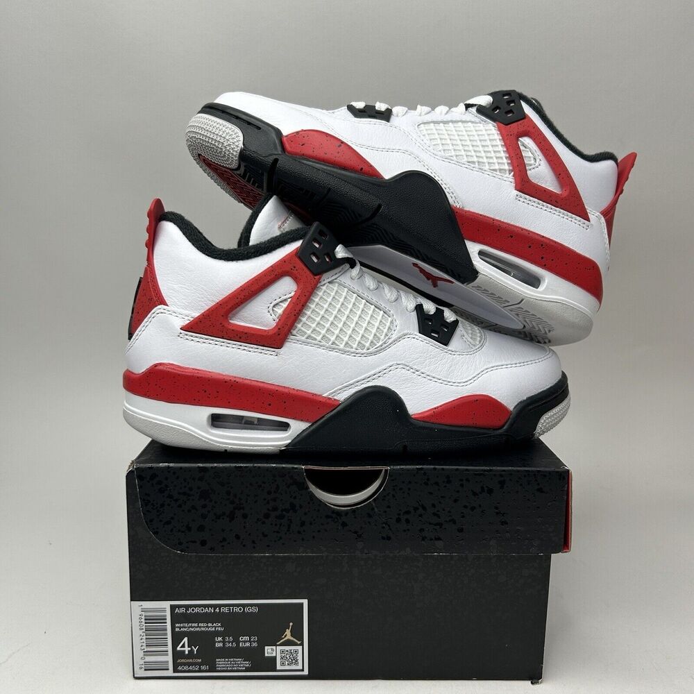 Nike Air Jordan 4 Retro GS “Red Cement” 2023